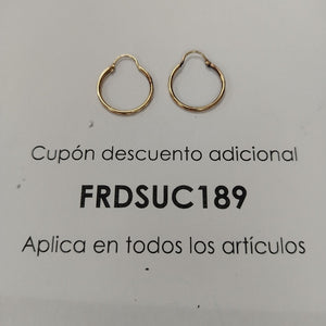 ARRACADAS PAR ORO 10 K 1,00 GRMS (SEMINUEVO)