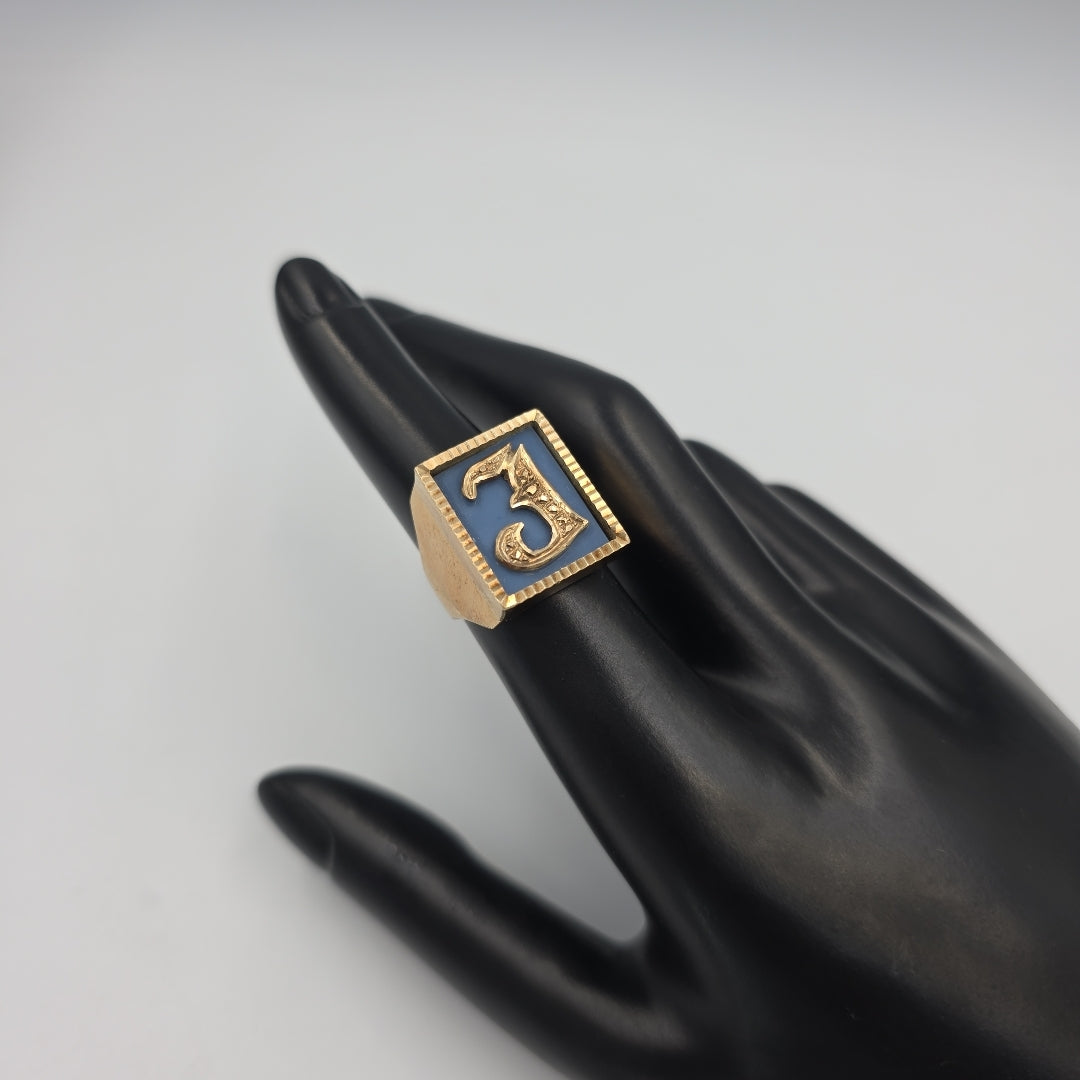 ANILLO ORO 8 K 16.6 GRMS (SEMINUEVO)