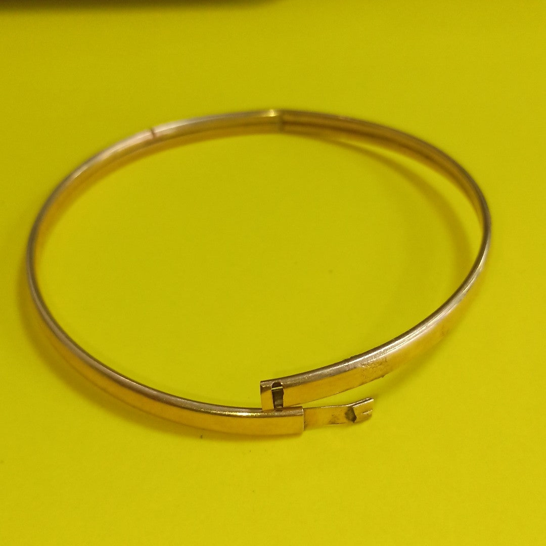 PULSERA RIGIDA ORO 8 K 5.8 GRMS (SEMINUEVO)