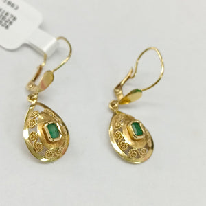 ARETES PAR ORO 18 K 2,60 GRMS (SEMINUEVO)