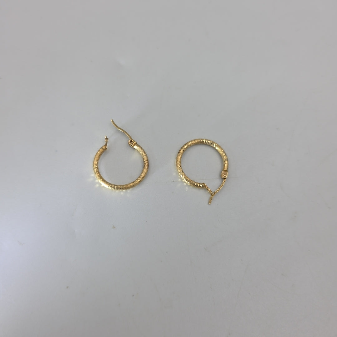 ARRACADAS PAR ORO 14 K 1.8 GRMS (SEMINUEVO)