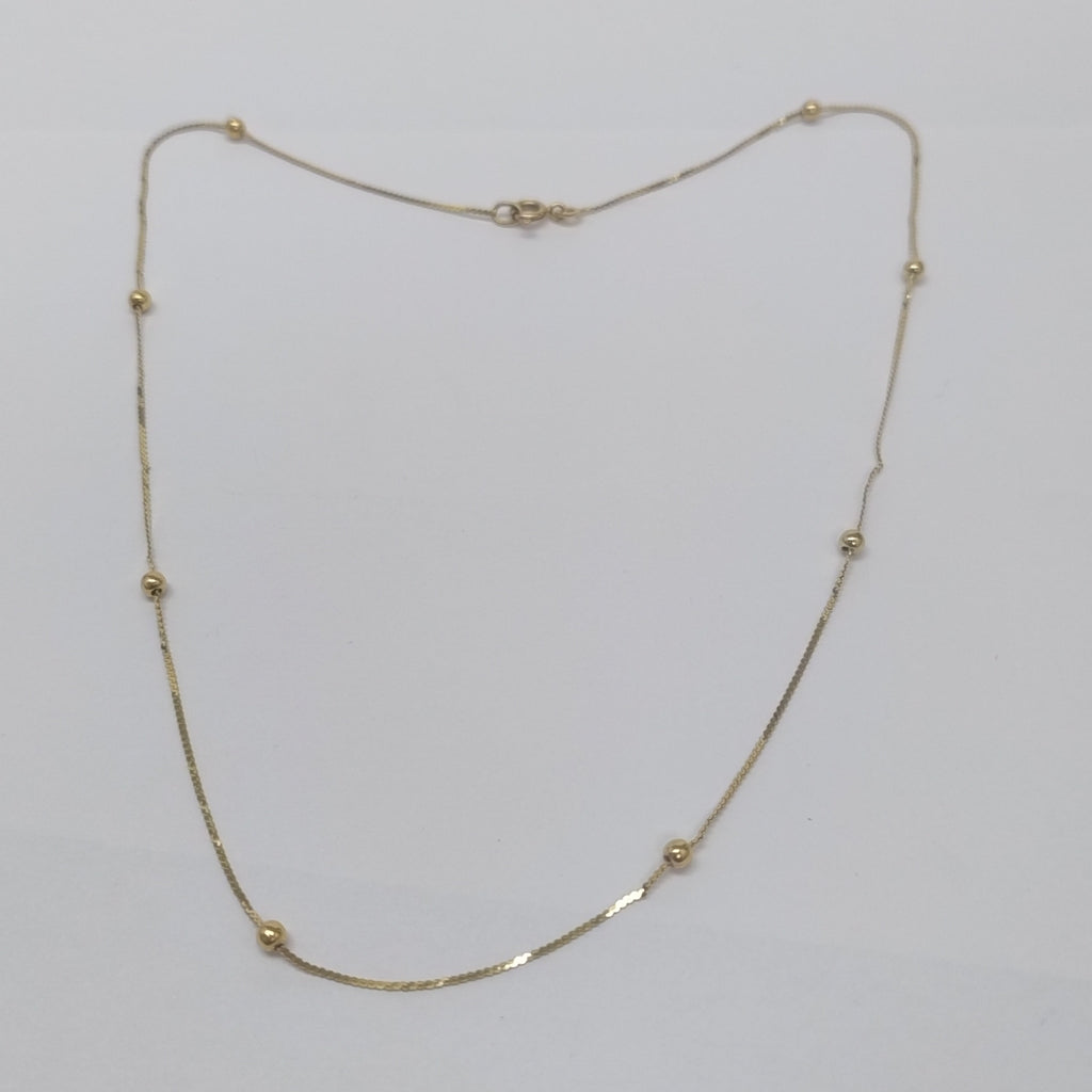 CADENA ORO 14 K 2.8 GRMS (SEMINUEVO)