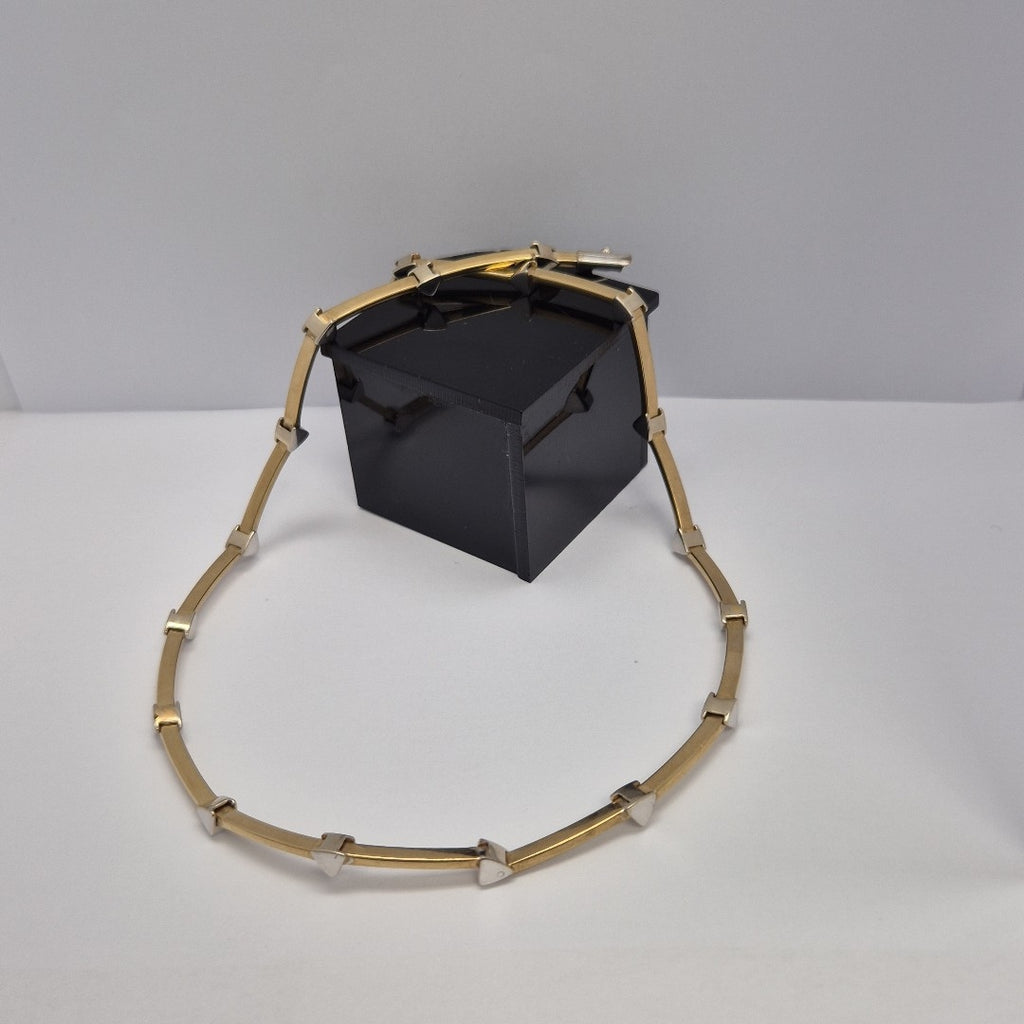 GARGANTILLA ORO,ORO BLANCO 14 K 22,10 GRMS (SEMINUEVO)