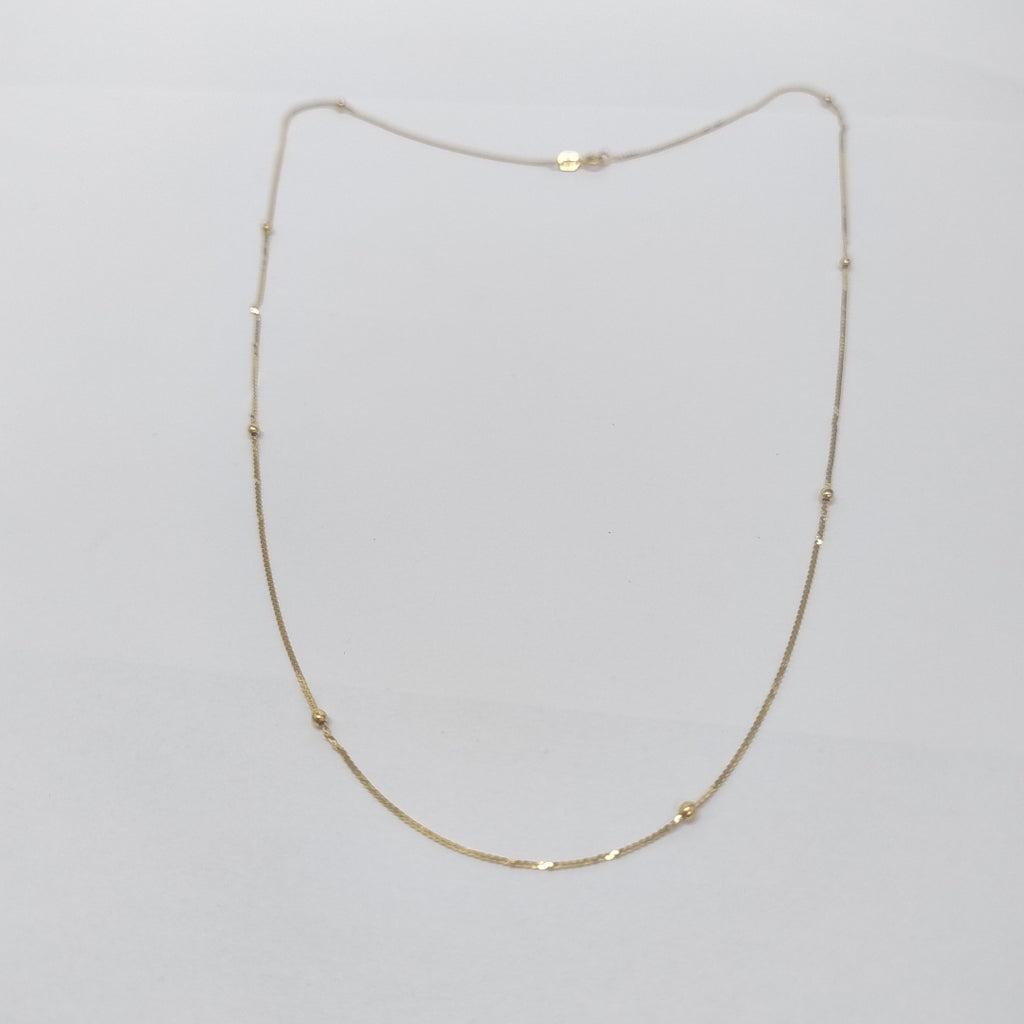 CADENA ORO 14 K 1.7 GRMS (SEMINUEVO)