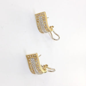 ARETES PAR ORO 14 K 7,70 GRMS (SEMINUEVO)