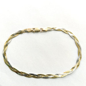 PULSERA ORO, ORO COMBINADO 14 K 3.2 GRMS (SEMINUEVO)
