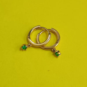 ARRACADAS PAR ORO 14 K 1.1 GRMS (SEMINUEVO)