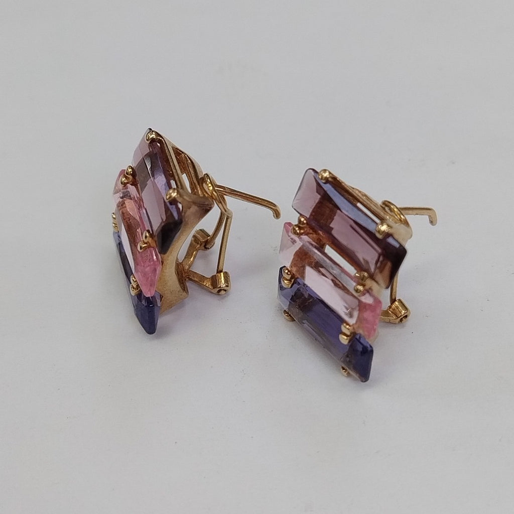 ARETES PAR ORO 10 K 7,00 GRMS (SEMINUEVO)