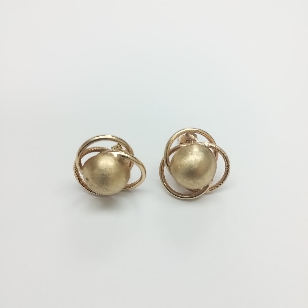 ARETES PAR ORO 14 K 2,20 GRMS (SEMINUEVO)