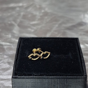 BROQUELES PAR ORO 10 K 0,20 GRMS (SEMINUEVO)