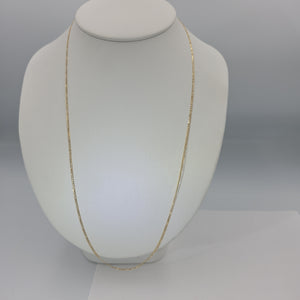 CADENA ORO, RODIADO 14 K 2.1 GRMS (SEMINUEVO)