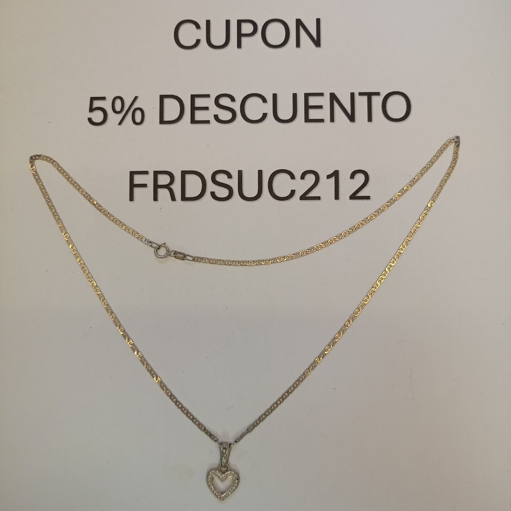 CADENA,DIJE PLATA 5,00 GRMS (SEMINUEVO)