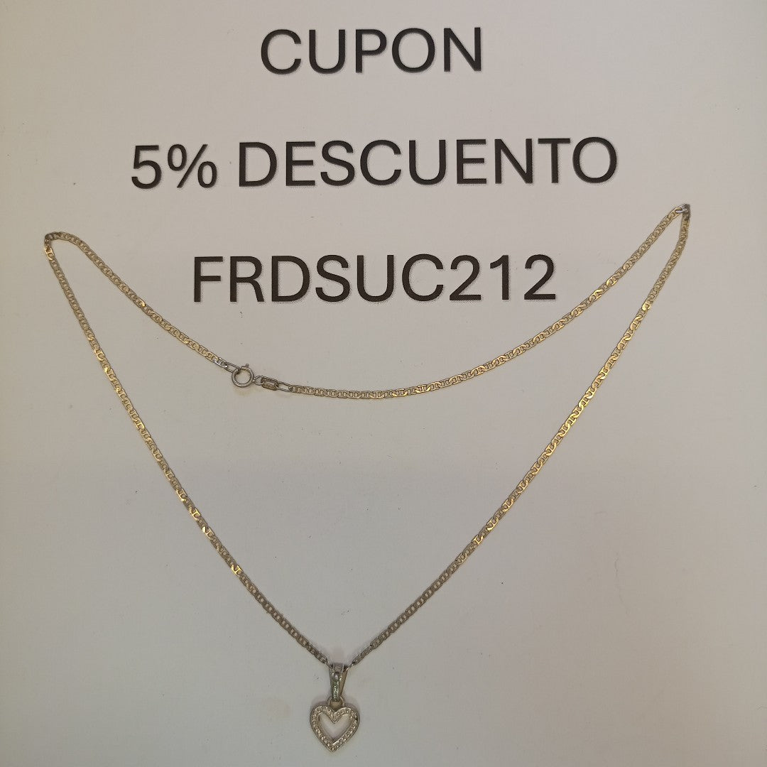 CADENA,DIJE PLATA 5,00 GRMS (SEMINUEVO)