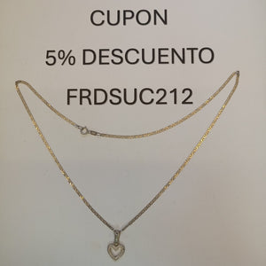 CADENA,DIJE PLATA 5,00 GRMS (SEMINUEVO)