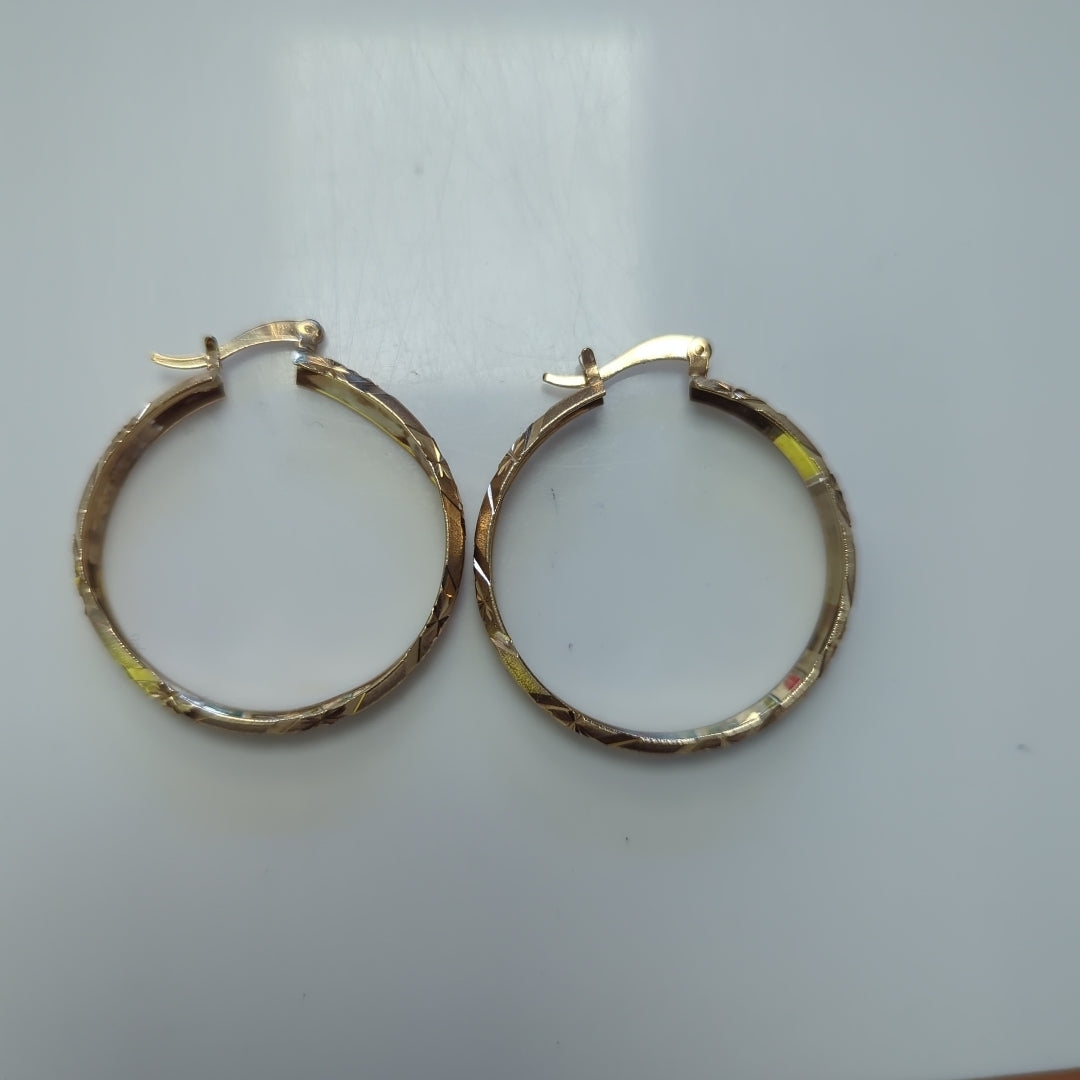 ARRACADAS PAR ORO 10 K 6 GRMS (SEMINUEVO)