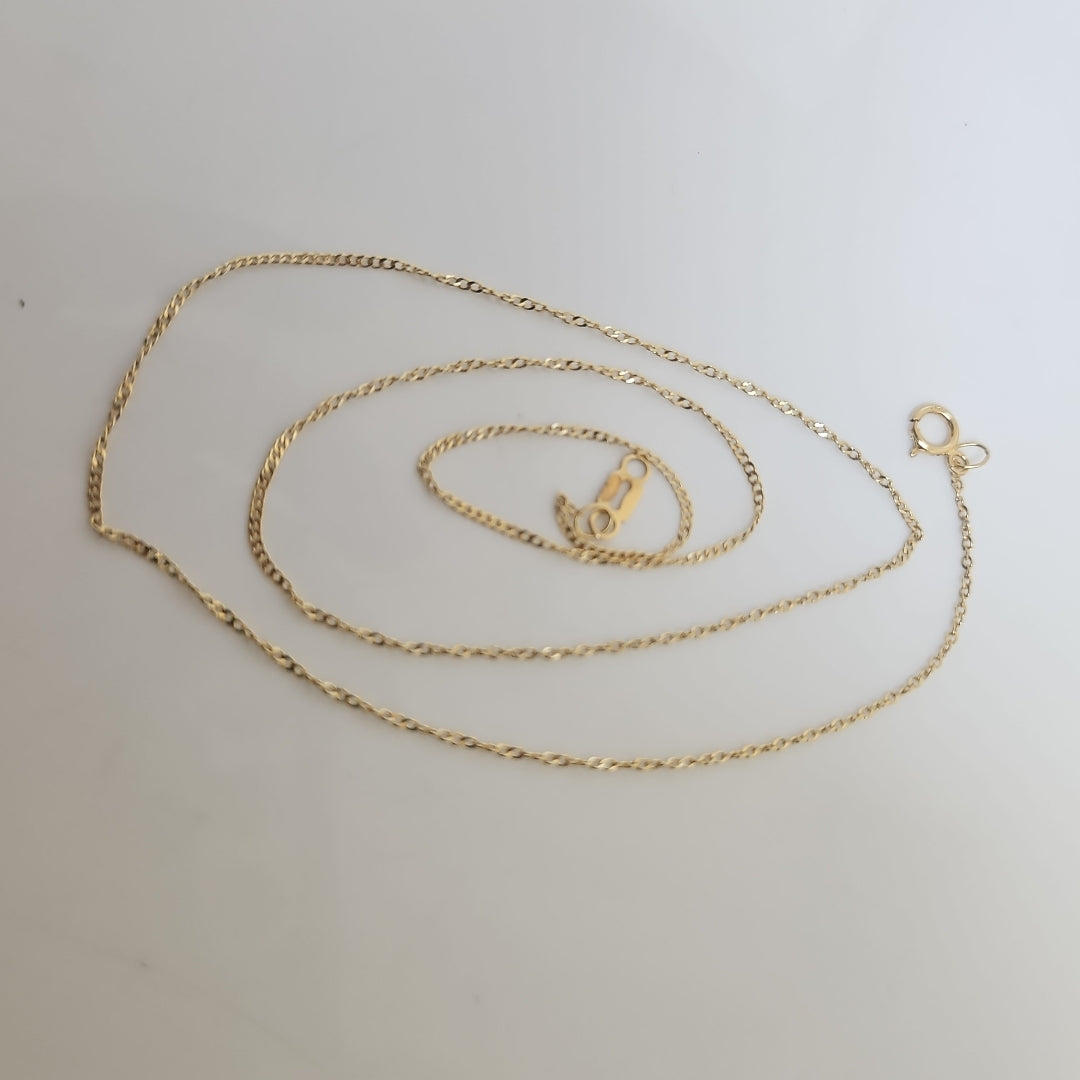 CADENA ORO 14 K 1,20 GRMS (SEMINUEVO)