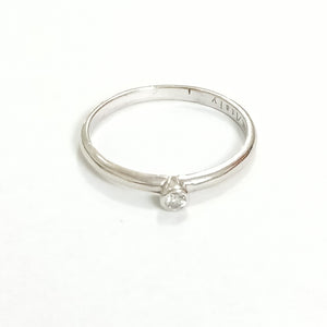 SOLITARIO ORO,RODIADO 14 K 1,70 GRMS (SEMINUEVO)