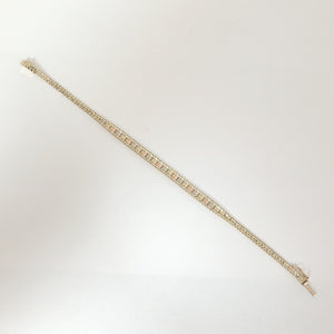 PULSERA ORO, ORO COMBINADO 14 K 7.2 GRMS (SEMINUEVO)