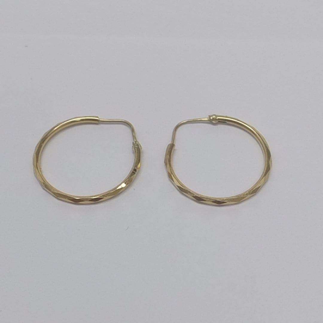 ARRACADAS PAR ORO 14 K 1.4 GRMS (SEMINUEVO)