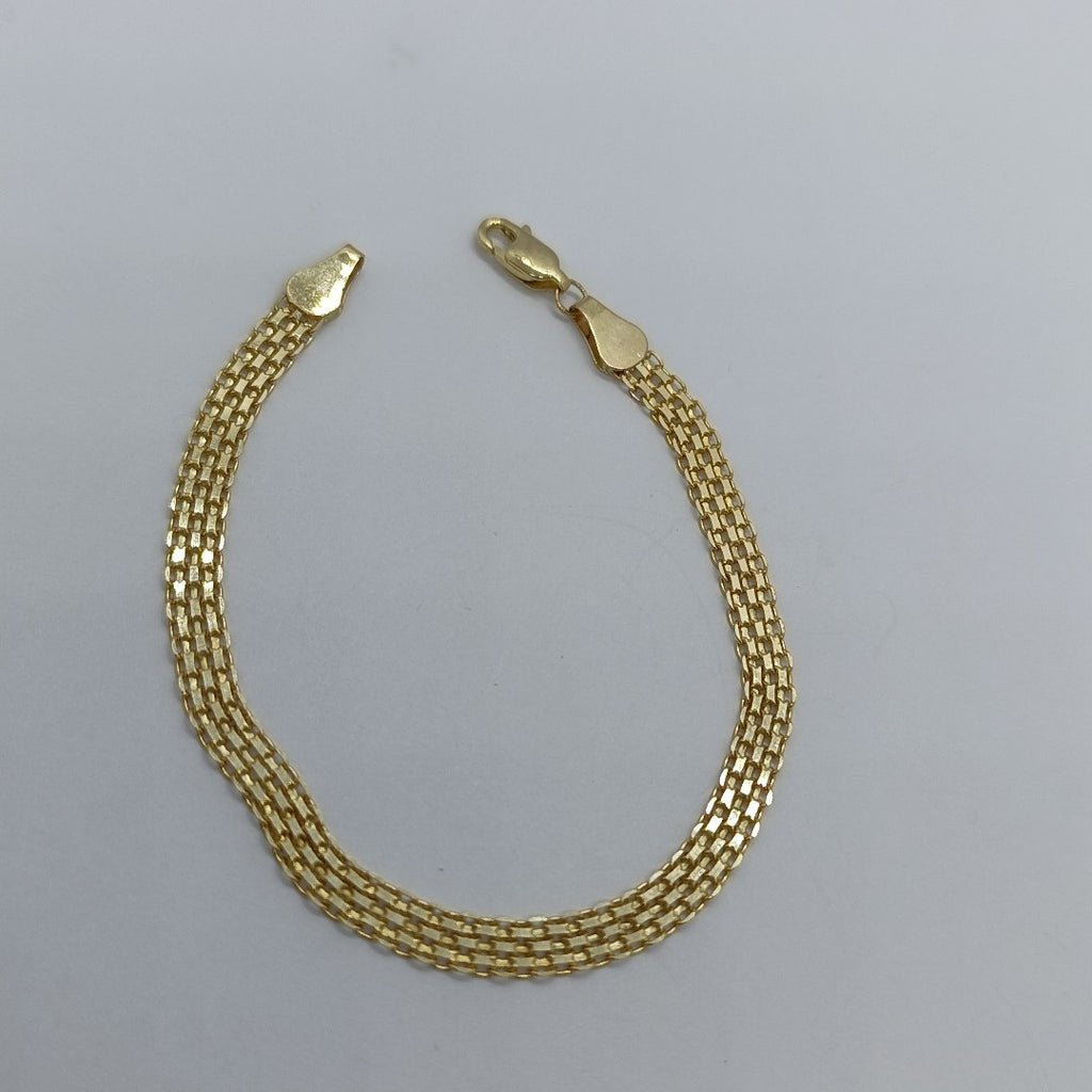 PULSERA ESPECIAL 14K 18 CM 4.6 GR (NUEVO)