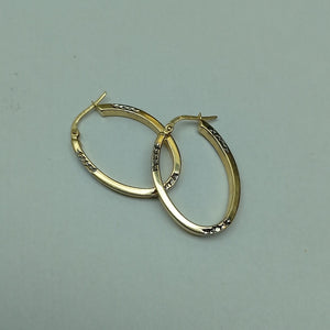 ARRACADAS PAR ORO, RODIADO 14 K 2.6 GRMS (SEMINUEVO)