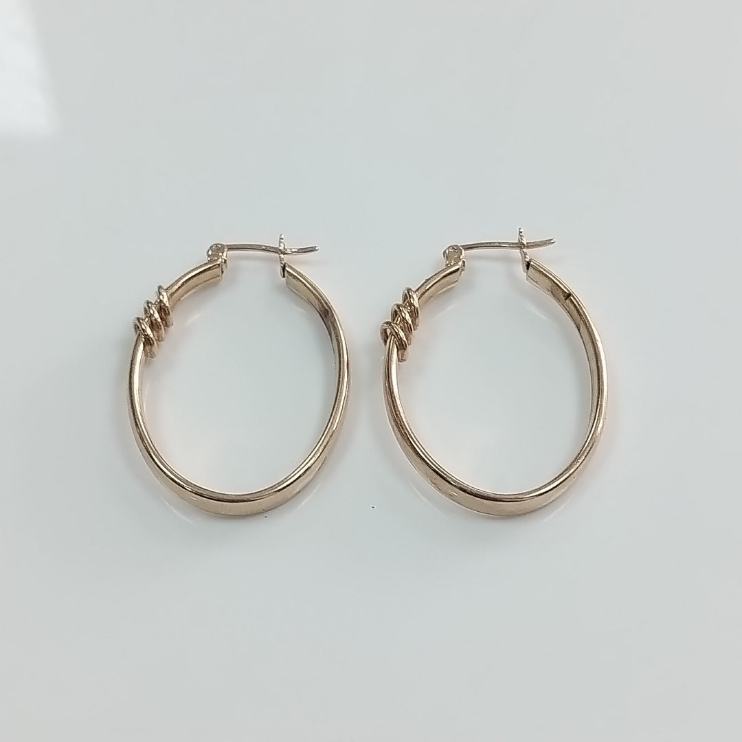 ARRACADAS PAR ORO 14 K 4,30 GRMS (SEMINUEVO)