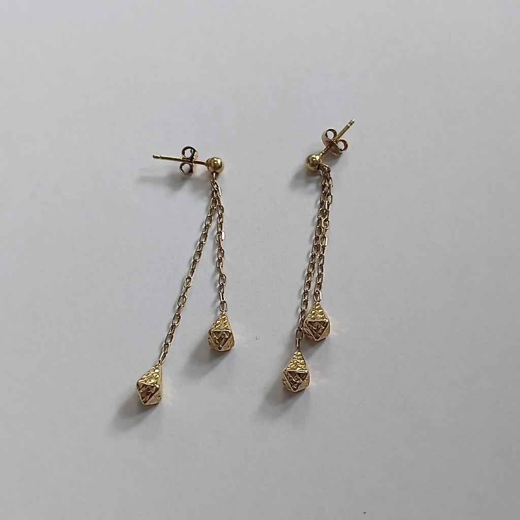 ARETES PAR ORO 14 K 2 GRMS (SEMINUEVO)