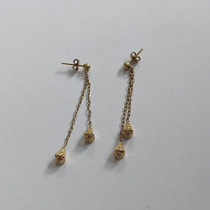 ARETES PAR ORO 14 K 2 GRMS (SEMINUEVO)