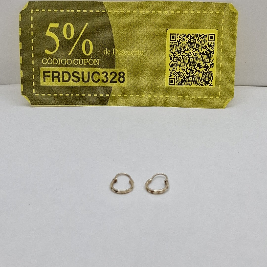 ARRACADAS PAR ORO 10 K 0.7 GRMS (SEMINUEVO)