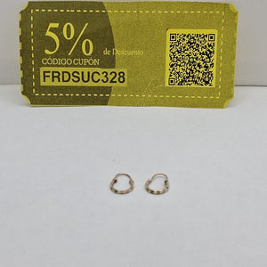 ARRACADAS PAR ORO 10 K 0.7 GRMS (SEMINUEVO)