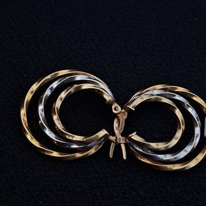 ARETES PAR ORO 14 K 2.7 GRMS (SEMINUEVO)