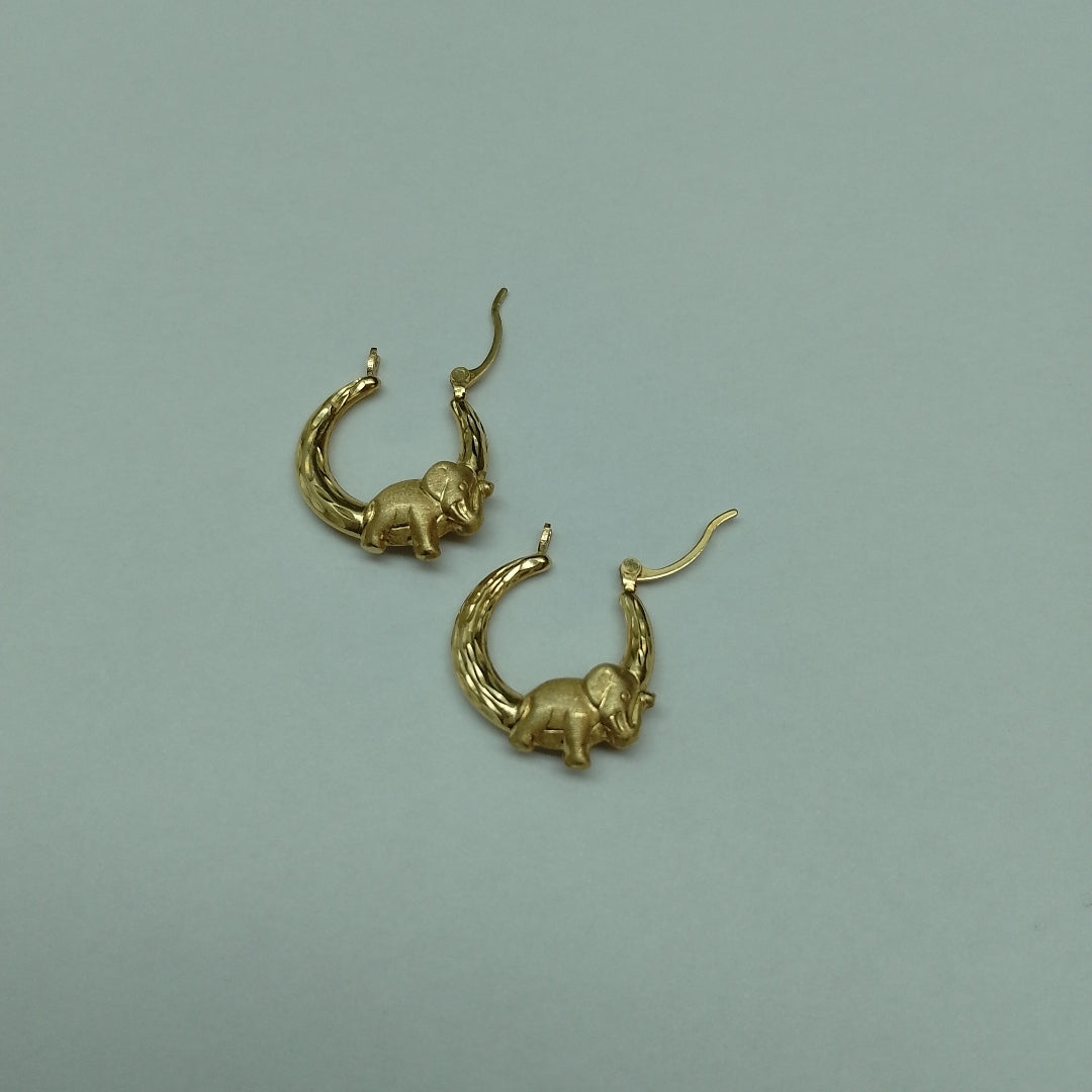 ARRACADAS PAR ORO 14 K 2.1 GRMS (SEMINUEVO)