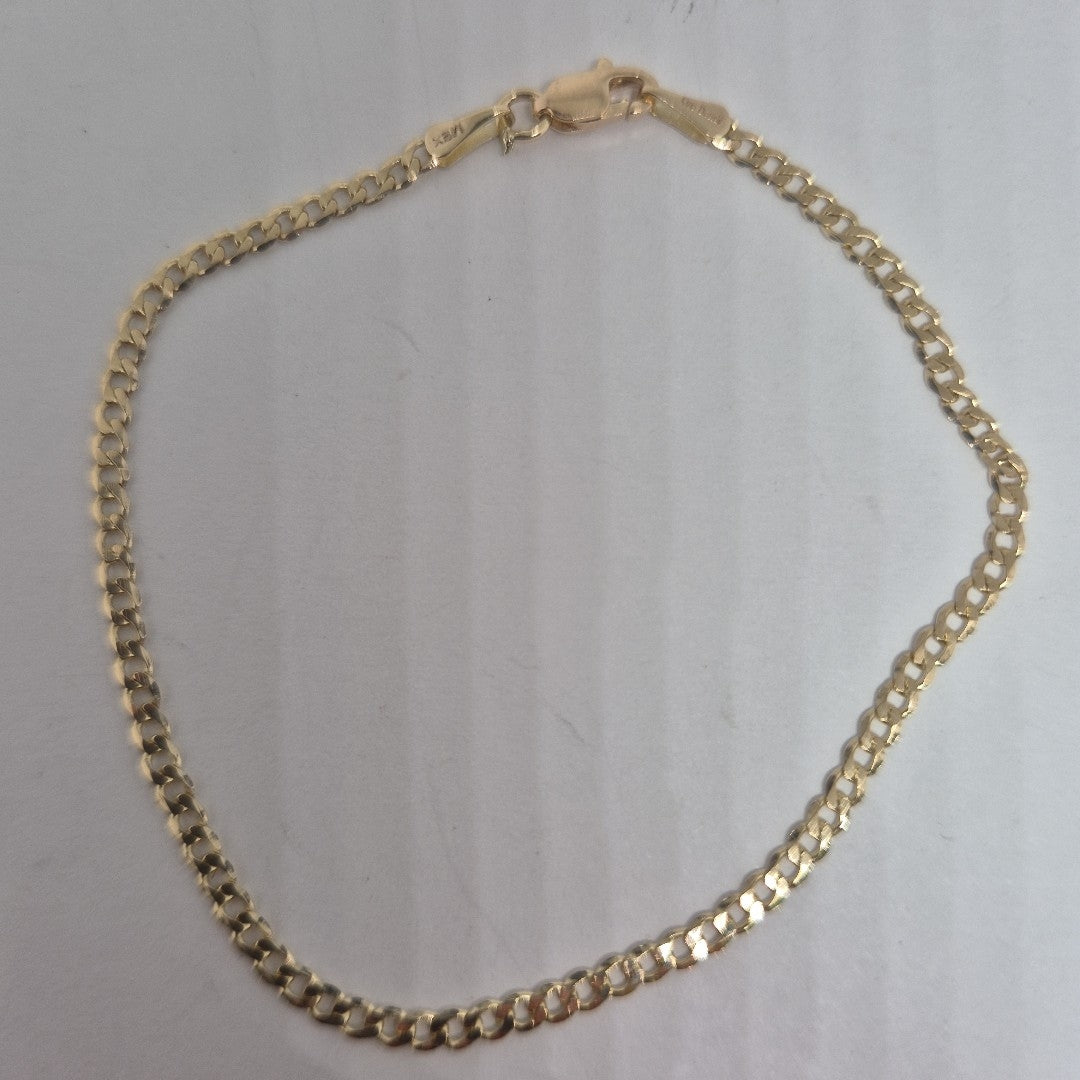 PULSERA BARBADA 14K 18 CM 2 GR (NUEVO)