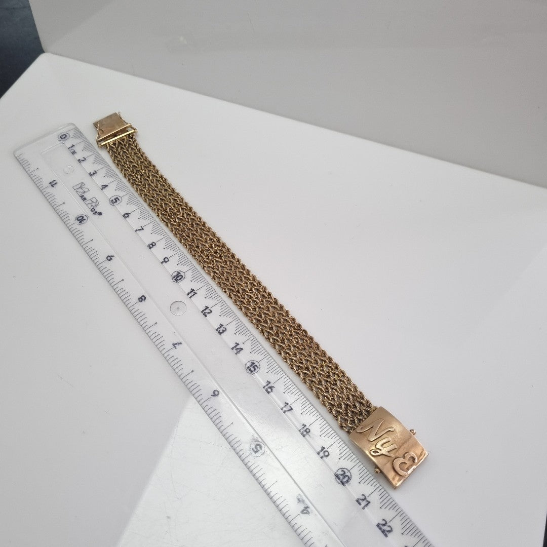 PULSERA ORO 14 K 27,70 GRMS (SEMINUEVO)