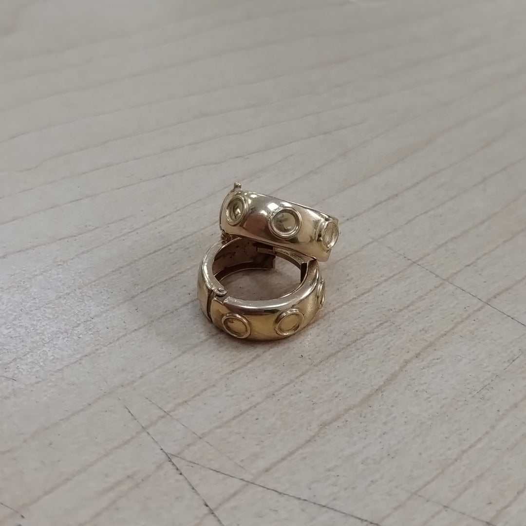 ARRACADAS PAR ORO 10 K 3,30 GRMS (SEMINUEVO)