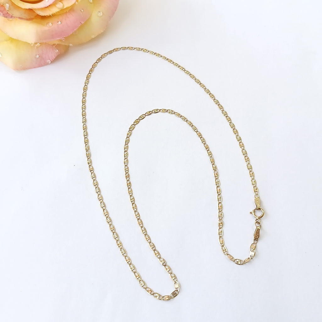 CADENA ORO,ORO COMBINADO 10 K 2,70 GRMS (SEMINUEVO)