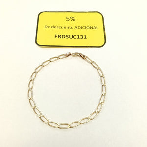 PULSERA ORO 14 K 4.4 GRMS (SEMINUEVO)