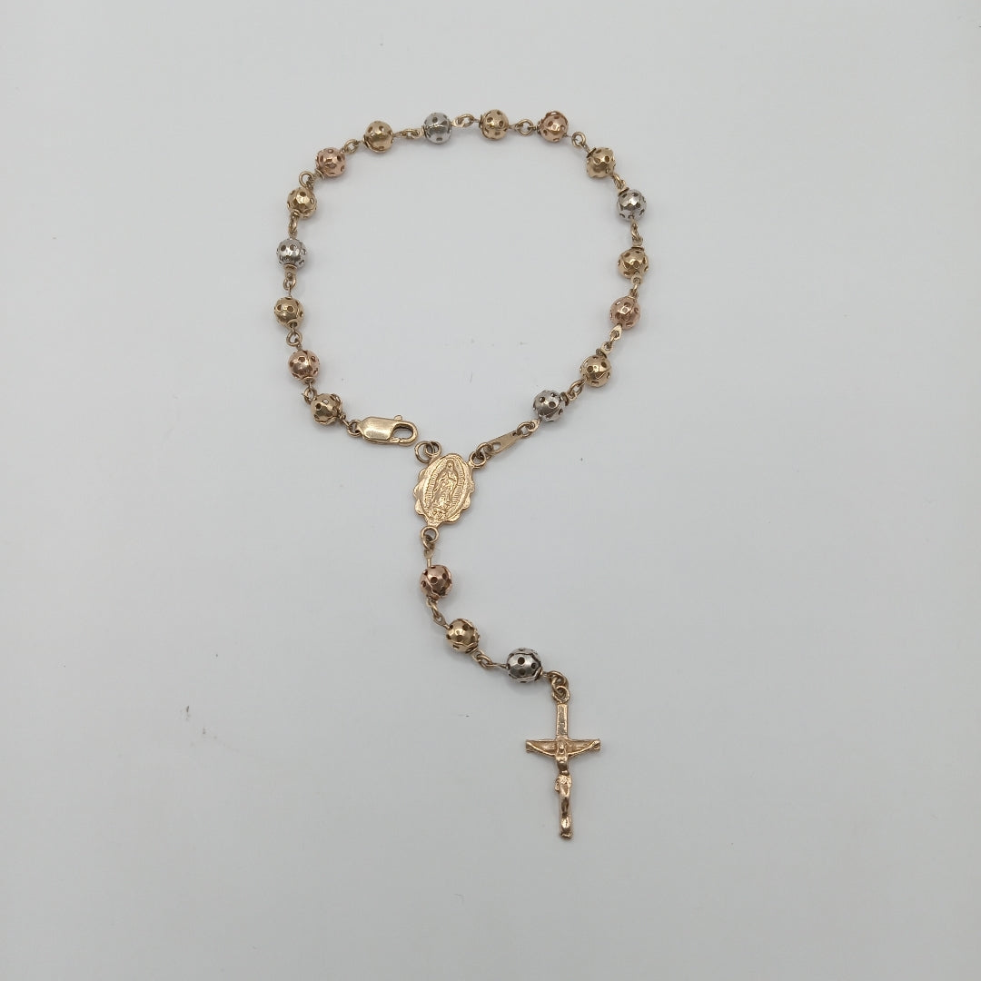 PULSERA ORO COMBINADO 14 K 6,70 GRMS (SEMINUEVO)