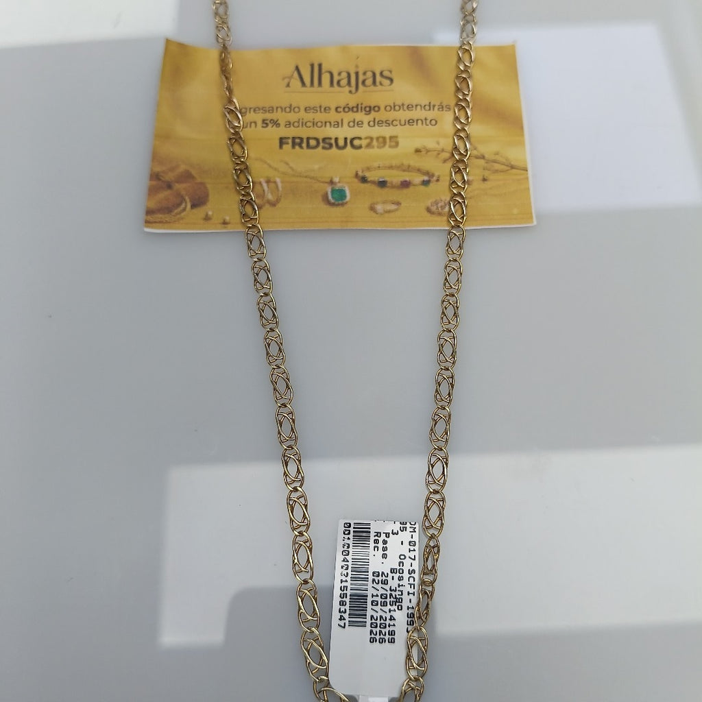 CADENA ORO 10 K 6.8 GRMS (SEMINUEVO)