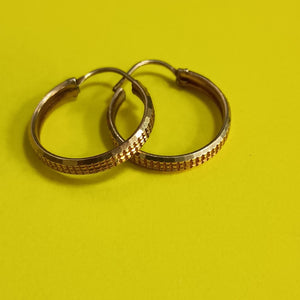 ARRACADAS PAR ORO 8 K 1.9 GRMS (SEMINUEVO)