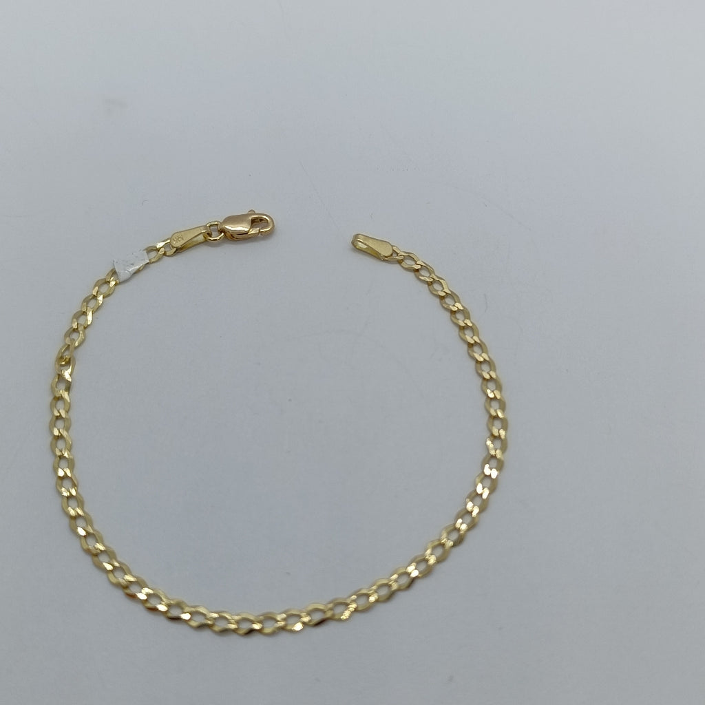 PULSERA BARBADA 14K 18 CM 1.9 GR (NUEVO)