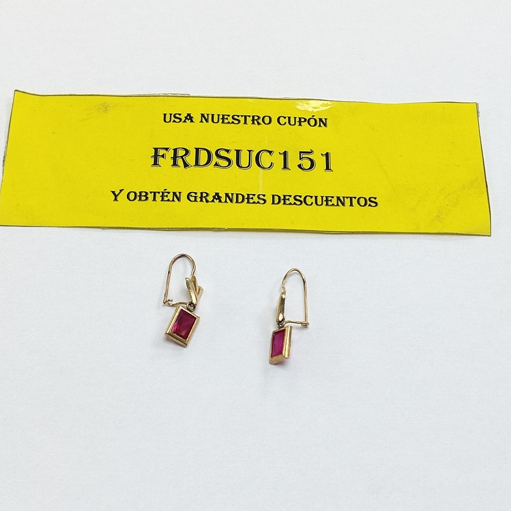 ARETES PAR ORO 8 K 1.7 GRMS (SEMINUEVO)
