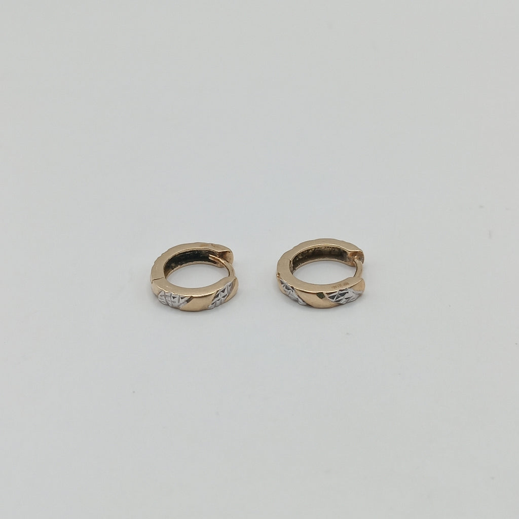 ARRACADAS PAR ORO,RODIADO 10 K 1,40 GRMS (SEMINUEVO)