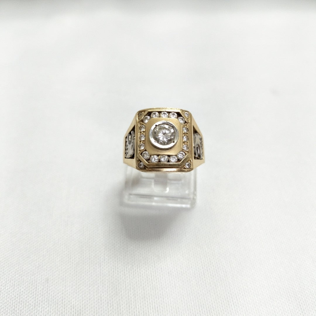 ANILLO ORO 14 K 12,10 GRMS (SEMINUEVO)