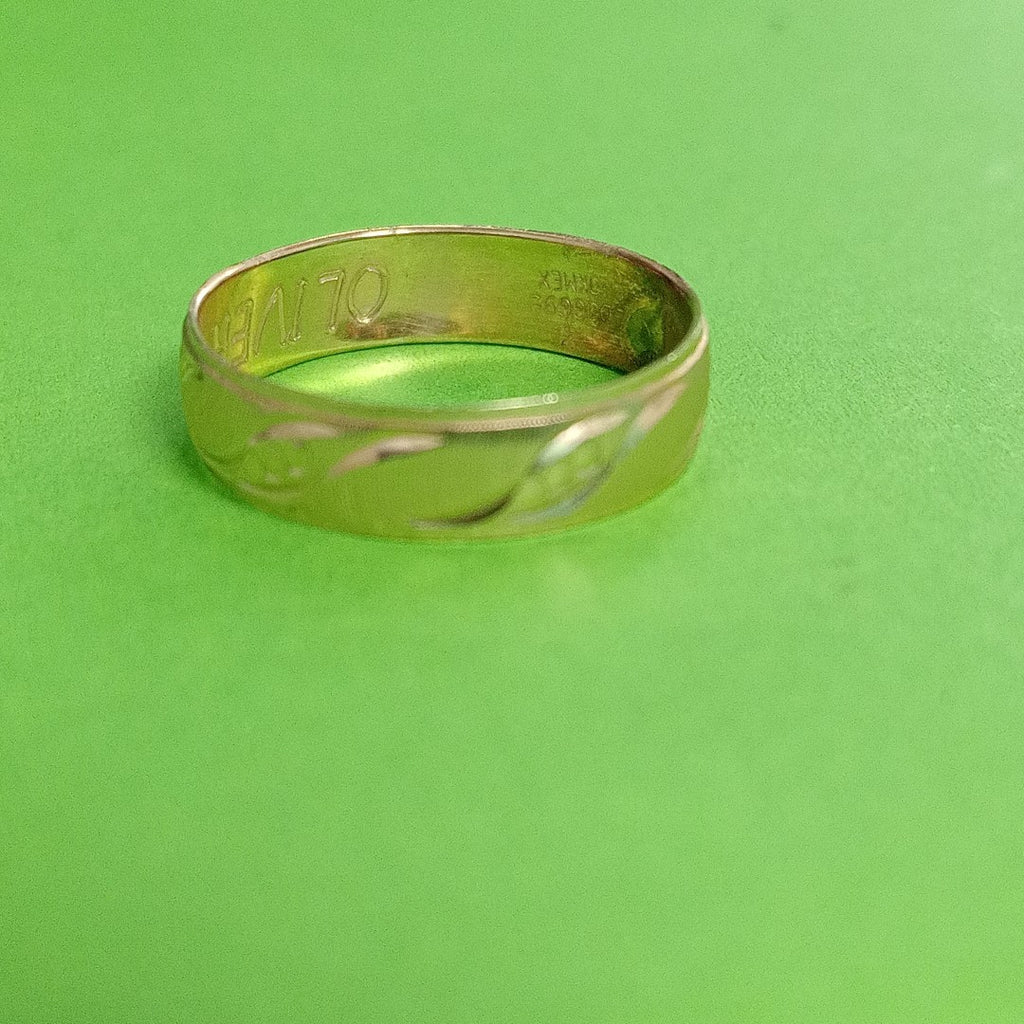 ARGOLLA ORO 10 K 1.2 GRMS (SEMINUEVO)