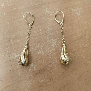ARETES PAR ORO 14 K 2,50 GRMS (SEMINUEVO)