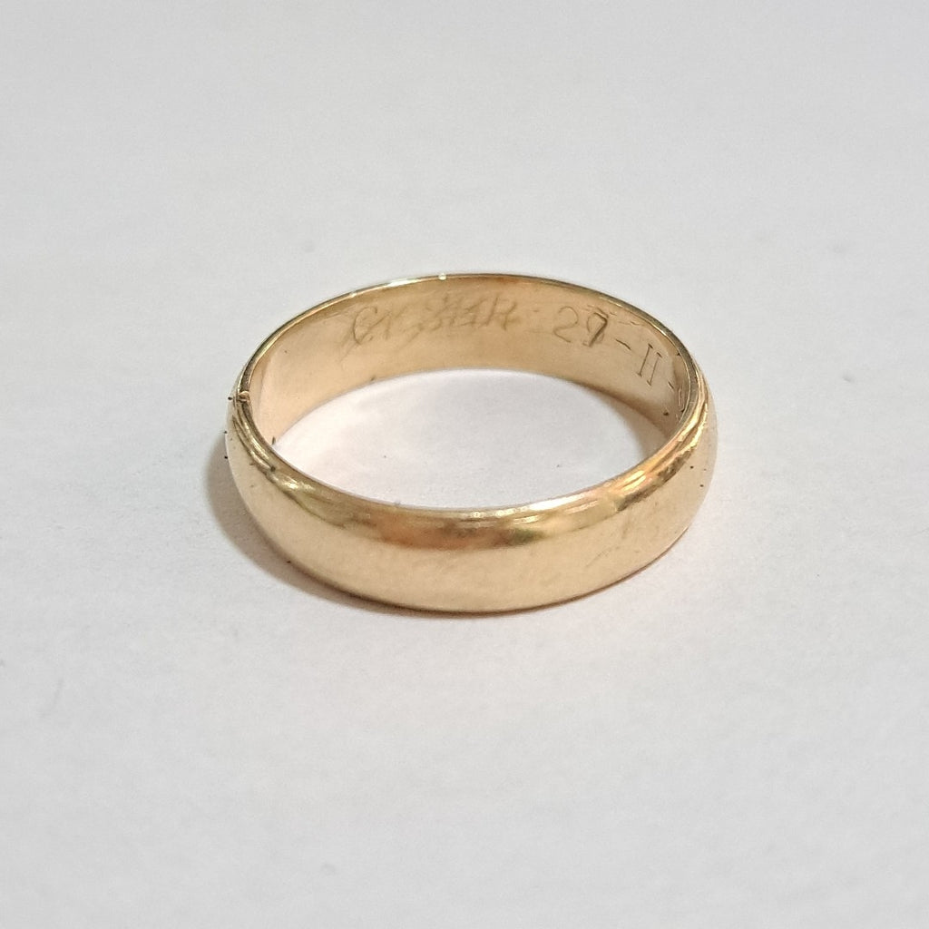 ARGOLLA ORO 14 K 4,20 GRMS (SEMINUEVO)
