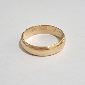 ARGOLLA ORO 14 K 4,20 GRMS (SEMINUEVO)