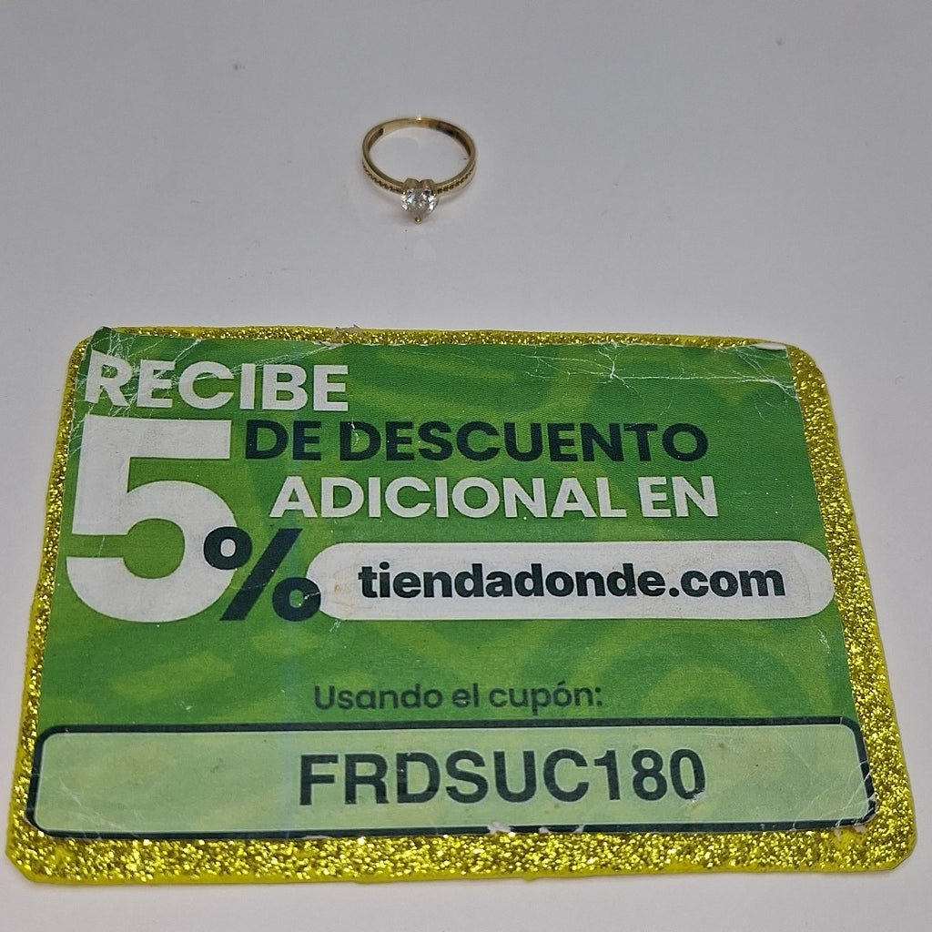 SOLITARIO ORO 14 K 2,10 GRMS (SEMINUEVO)