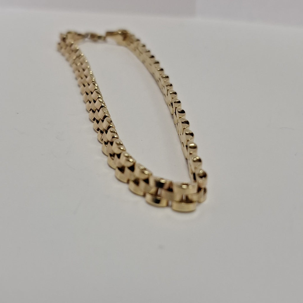 PULSERAS CABALLERO ORO 10K 8.9 (NUEVO)